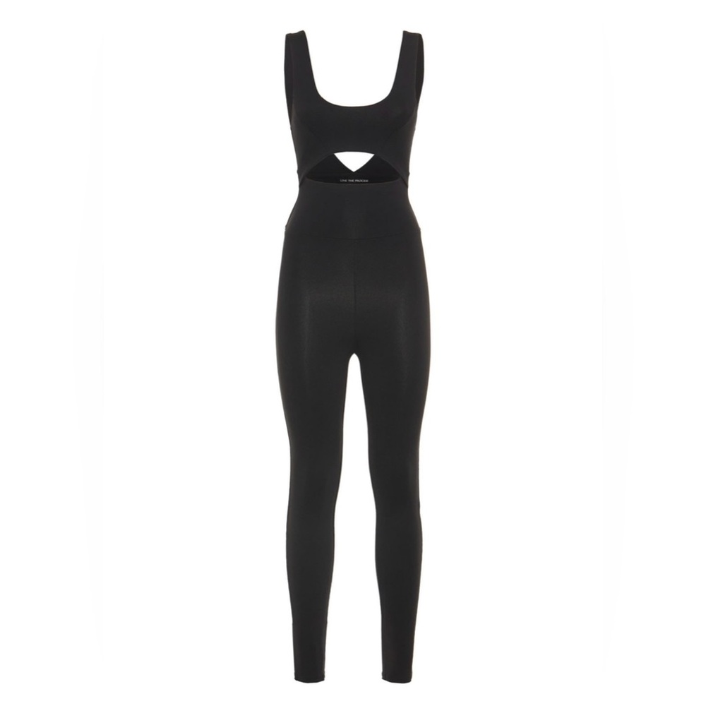 LIVE THE PROCESS Cutout Bodysuit